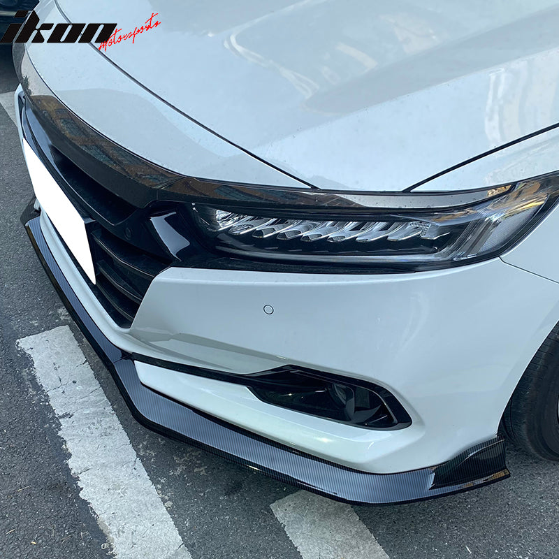 2021-2022 Honda Accord IKON V4 3PCS Front Bumper Lip PP