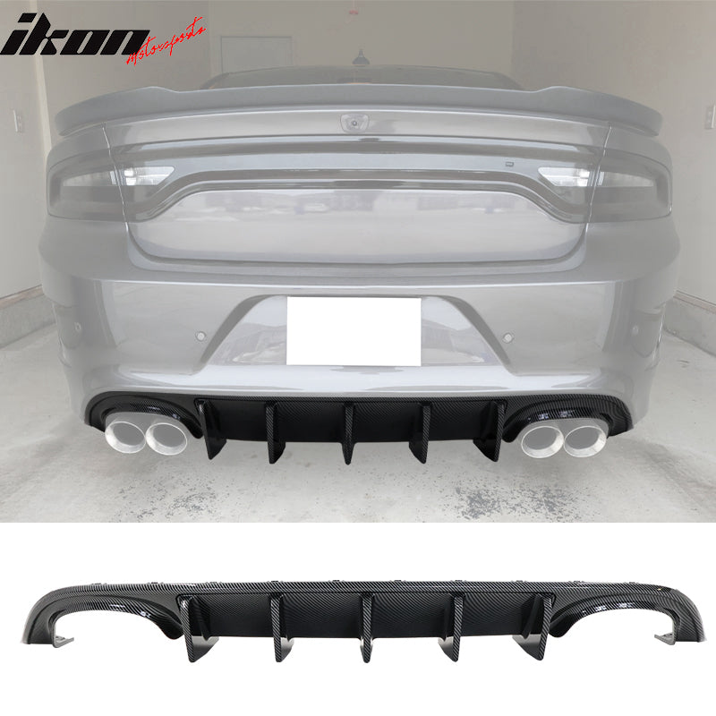 2015-2023 Dodge Charger Quad Exhaust Rear Bumper Diffuser 2PCS