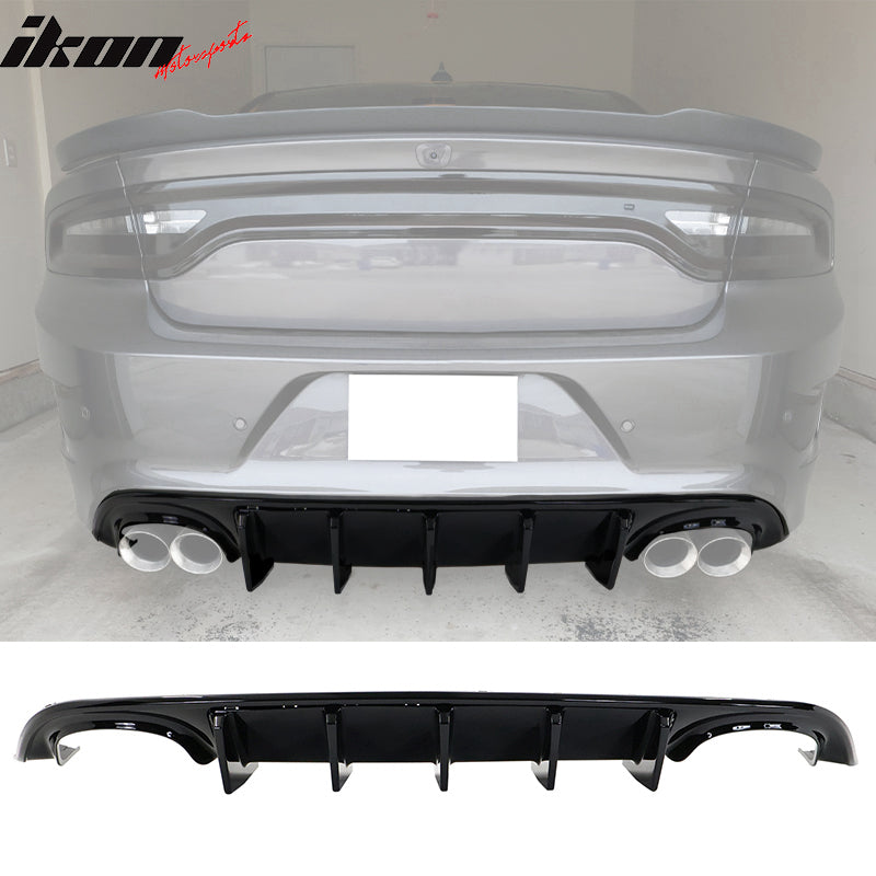 2015-2023 Dodge Charger Quad Exhaust Rear Bumper Diffuser 2PCS