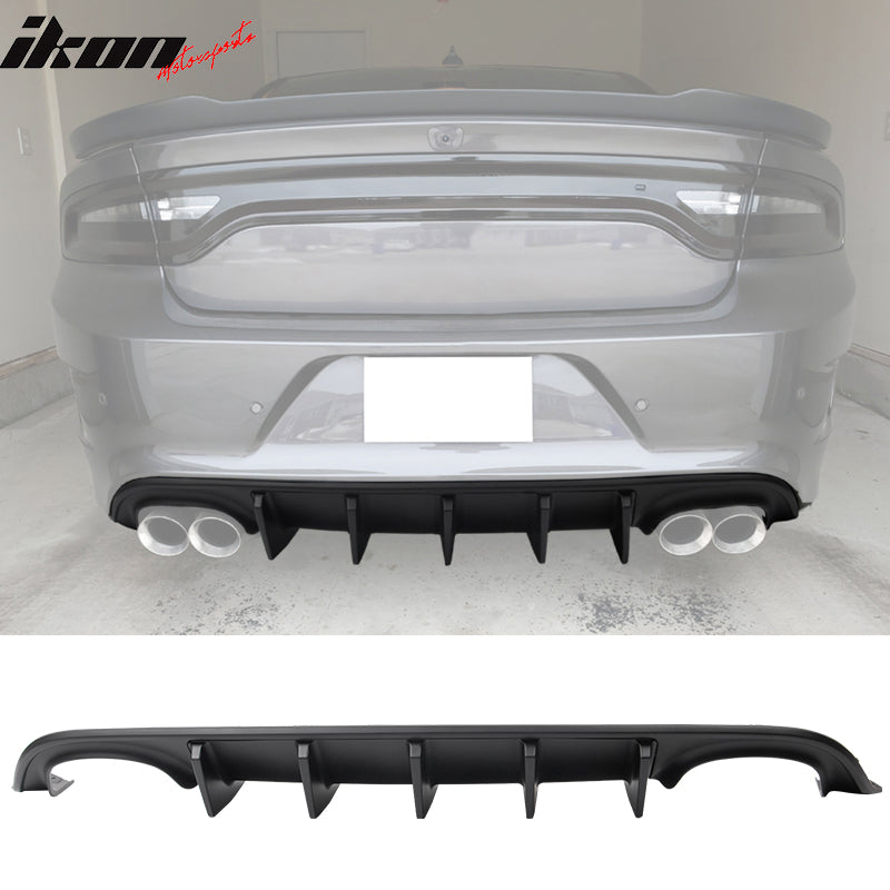 2015-2023 Dodge Charger Quad Exhaust Rear Bumper Diffuser 2PCS