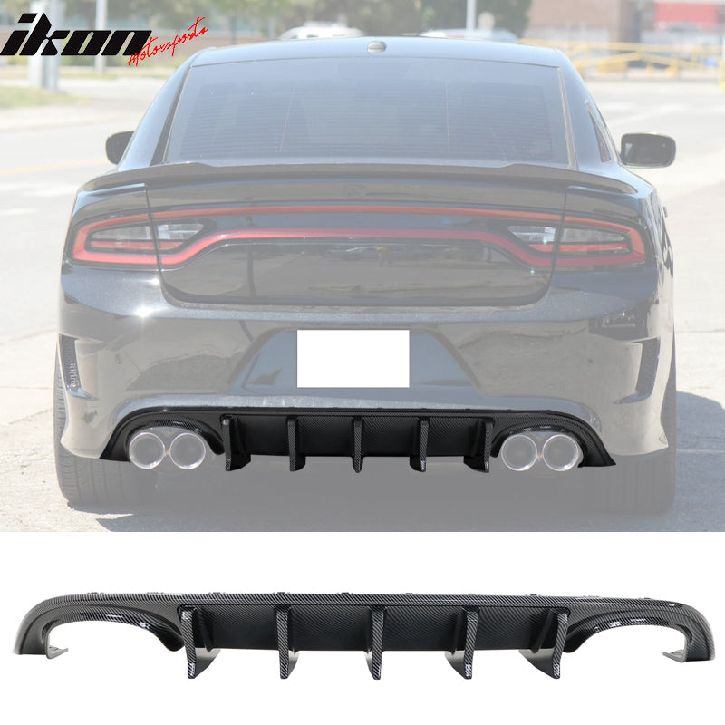 2015-2023 Dodge Charger Quad Exhaust Rear Bumper Diffuser 2PCS