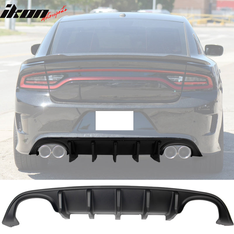 2015-2023 Dodge Charger Quad Exhaust Rear Bumper Diffuser 2PCS
