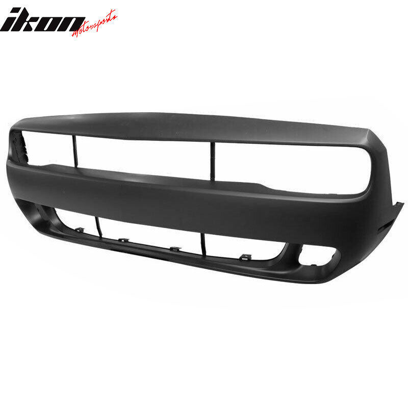 2008-2014 Dodge Challenger Front + Rear Bumper Cover + Diffuser PP