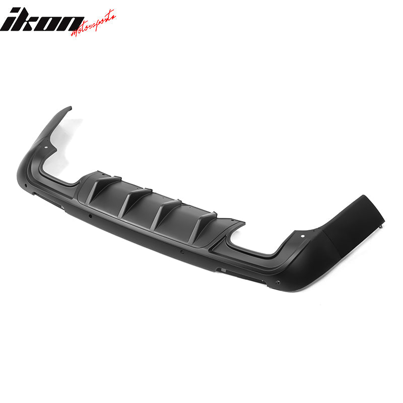 2008-2014 Dodge Challenger Front+Rear Bumper Cover+Lip+Diffuser PP