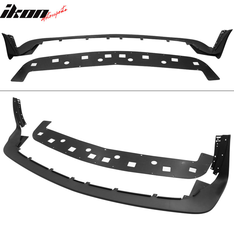2008-2014 Challenger Front+Rear Bumper Cover+Fender Flares+V3 Diffuser