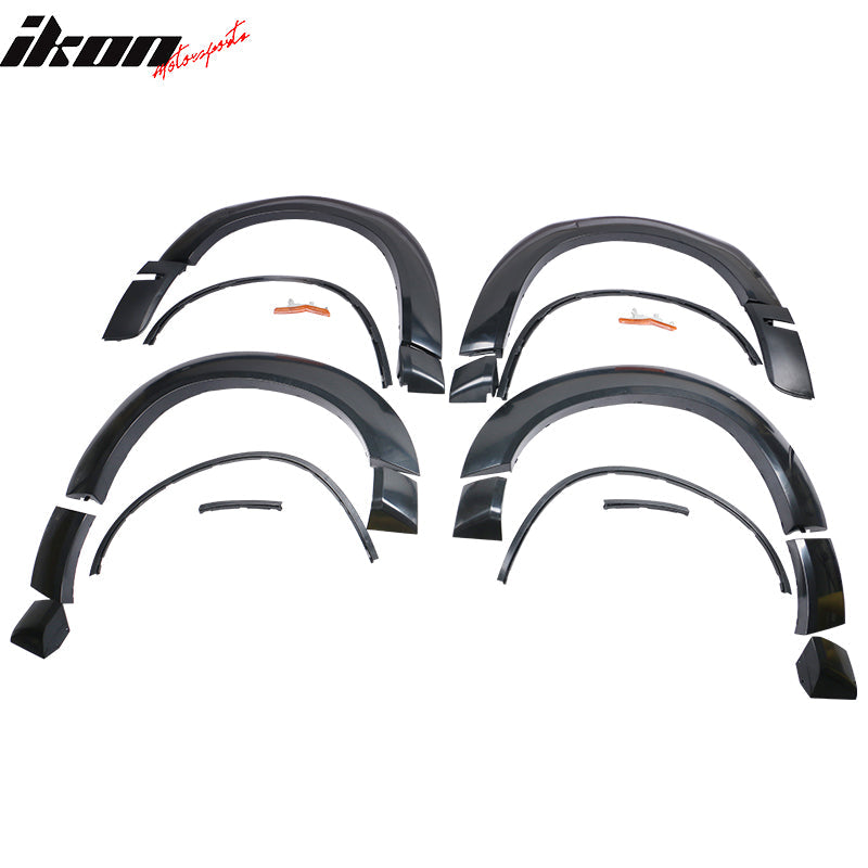 2008-2014 Challenger Front+Rear Bumper Cover+Fender Flares+V3 Diffuser