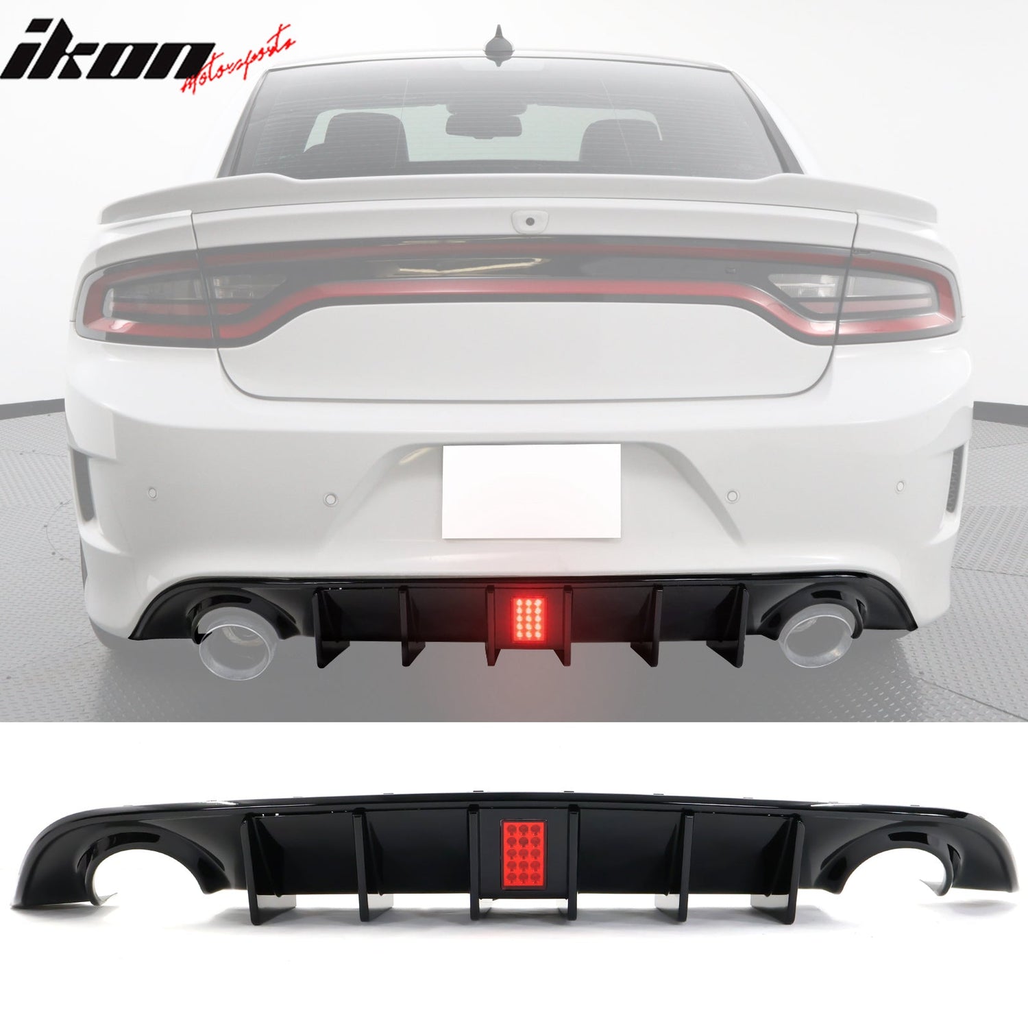 2015-2023 Dodge Charger Rear Bumper Diffuser PP 2PCS