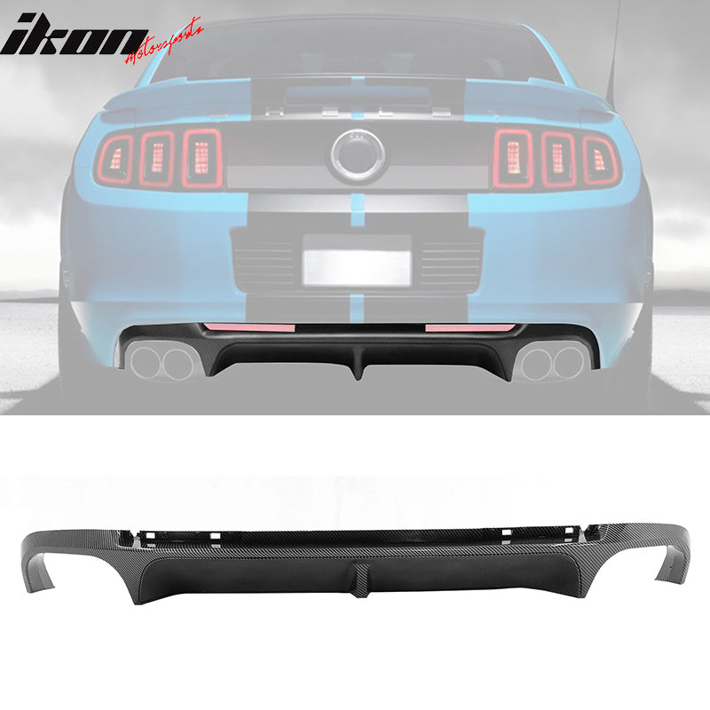 2013-2014 Ford Mustang GT500 Rear Diffuser Lip + Fin PP