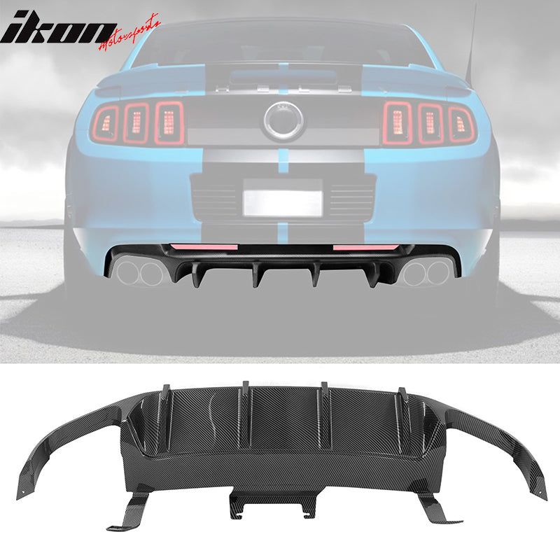 2013-2014 Ford Mustang GT500 Rear Diffuser Lip + Fin PP