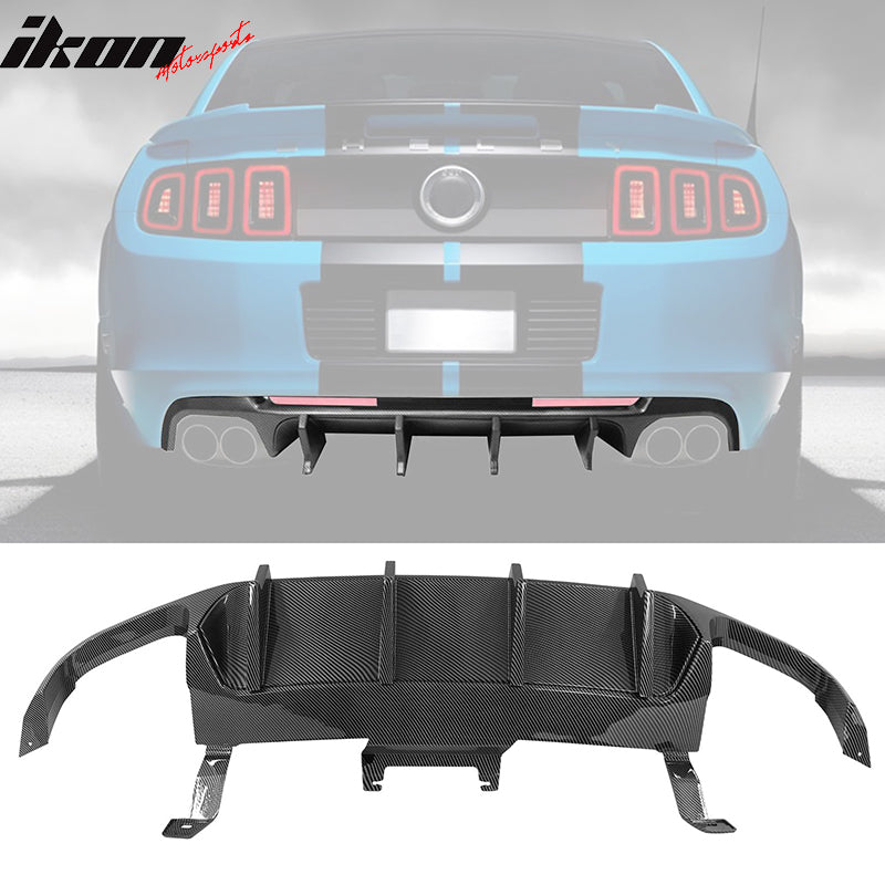 2013-2014 Ford Mustang GT500 Rear Diffuser Lip + Fin PP