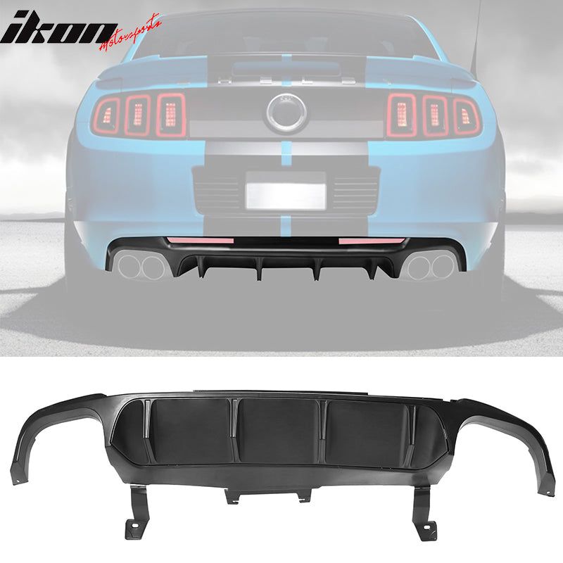 2013-2014 Ford Mustang GT500 Rear Diffuser Lip + Fin PP