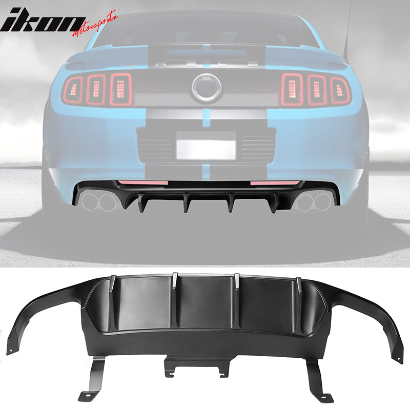 2013-2014 Ford Mustang GT500 Rear Diffuser Lip + Fin PP