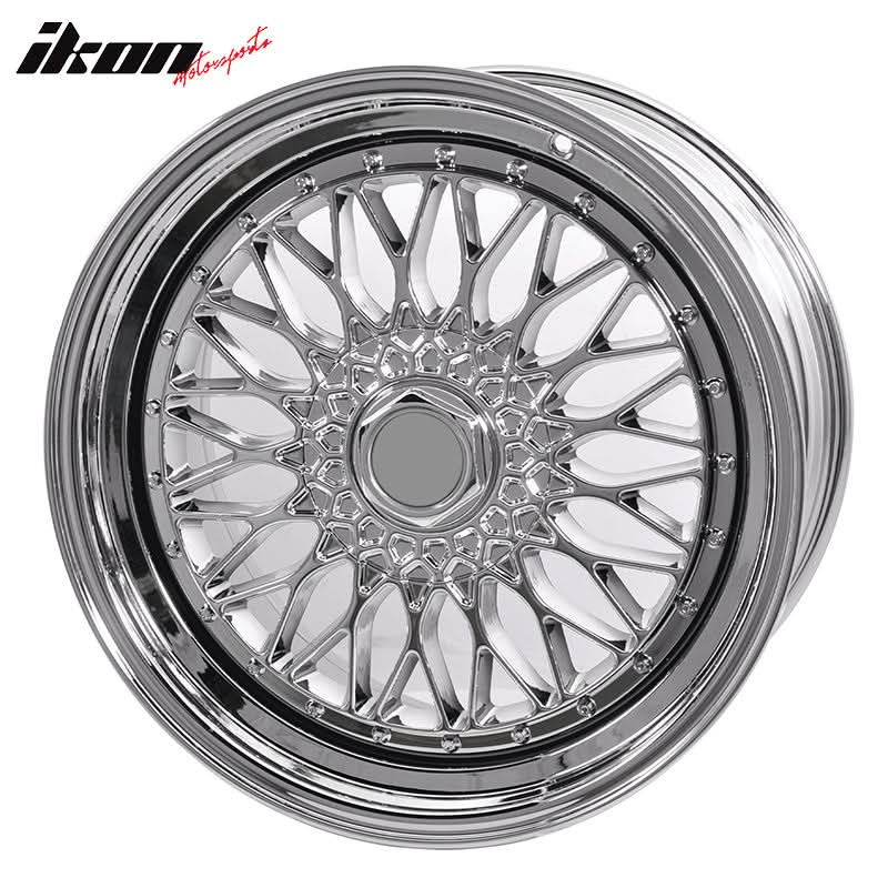 (2) 19X9.5 +40 5X114.3 / 5X120 Step Lip Deep Dish Mesh Wheels Rims