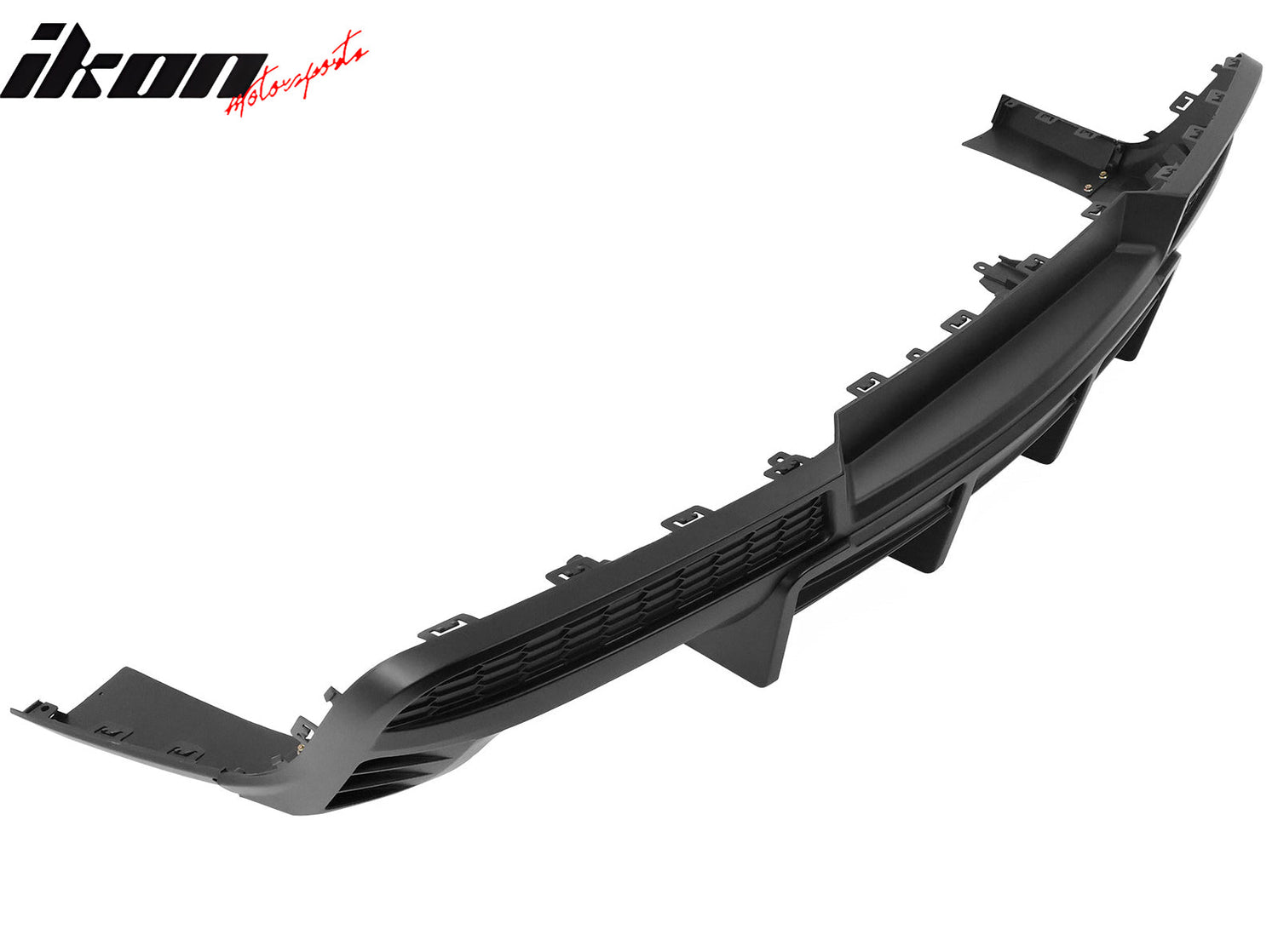 2014-2015 Chevy Camaro Black Rear Diffuser + Quad Exhaust Tips