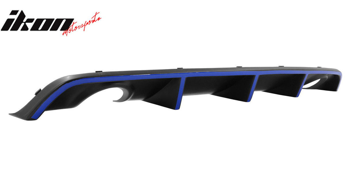 2012-2014 Dodge Charger OE Style Rear Diffuser + Reflective Tape