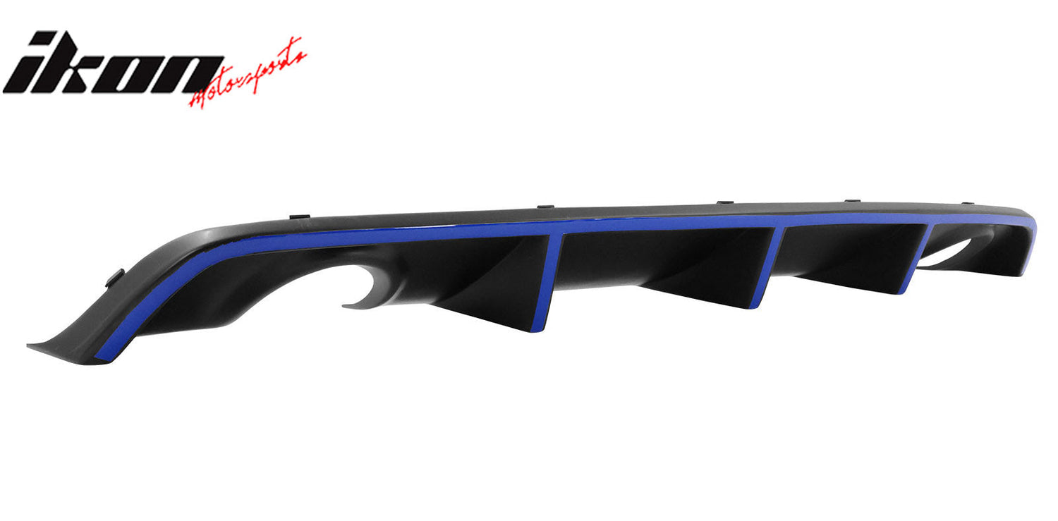 2012-2014 Dodge Charger OE Style Rear Diffuser + Reflective Tape