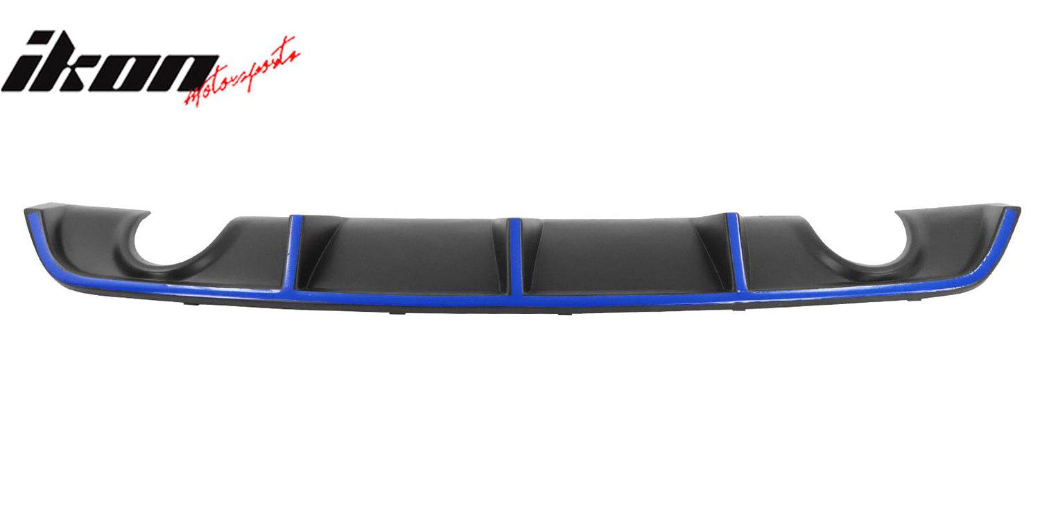 2012-2014 Dodge Charger OE Style Rear Diffuser + Reflective Tape