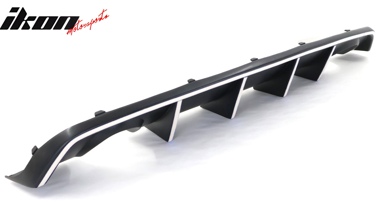 2012-2014 Charger SRT8 V2 Style Rear Diffuser w/ Reflective Tape