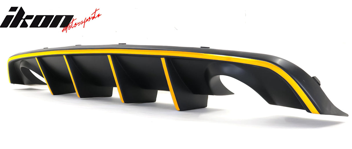 2012-2014 Charger SRT8 V2 Style Rear Diffuser w/ Reflective Tape
