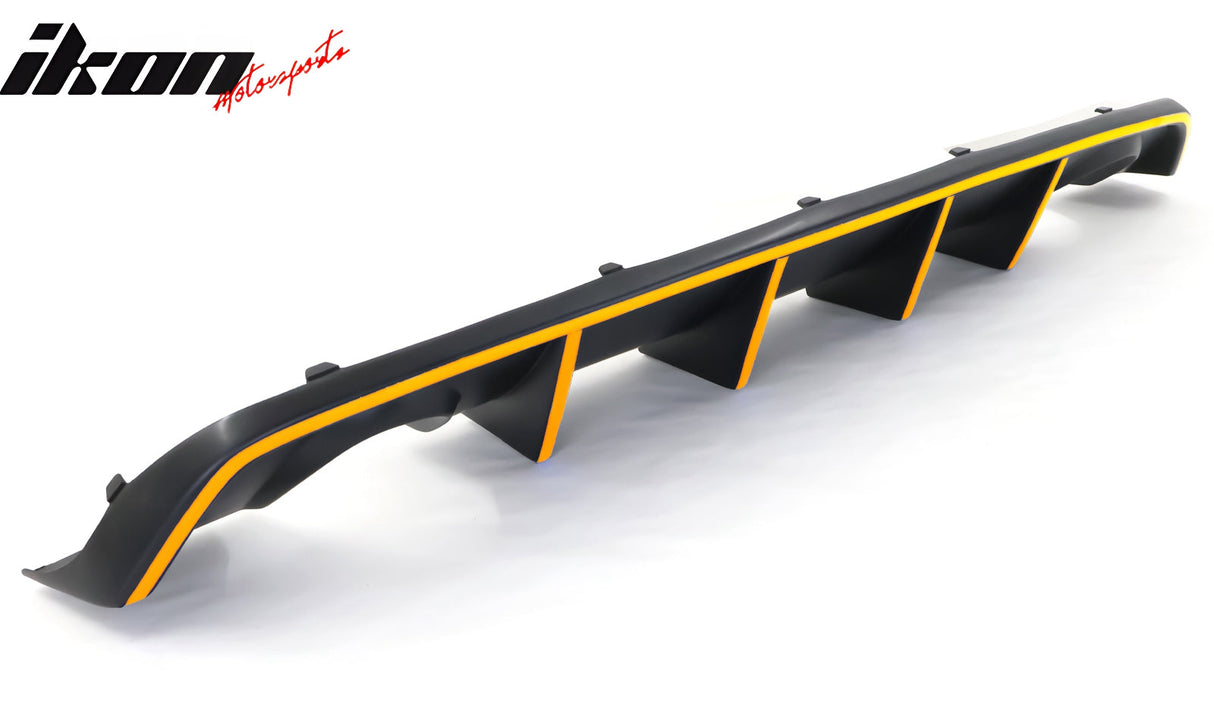 2012-2014 Charger SRT8 V2 Style Rear Diffuser w/ Reflective Tape