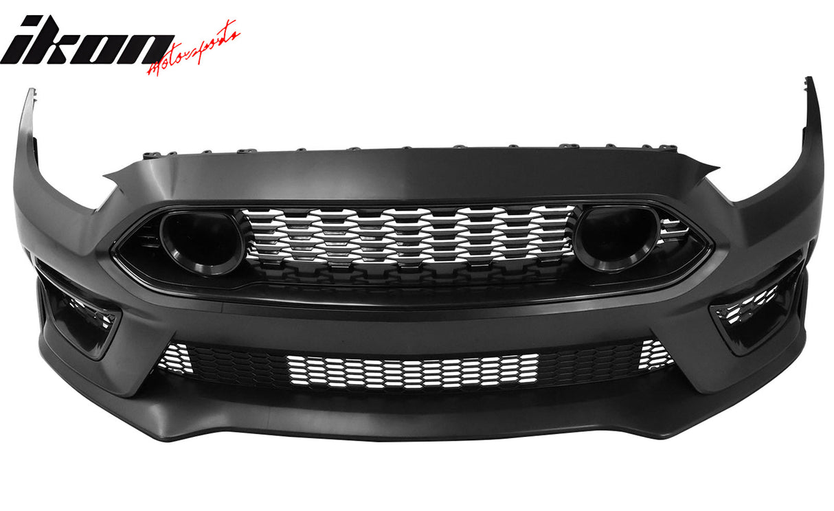 2015-2017 Ford Mustang EcoBoost Front Bumper Cover Lower Upper Grill
