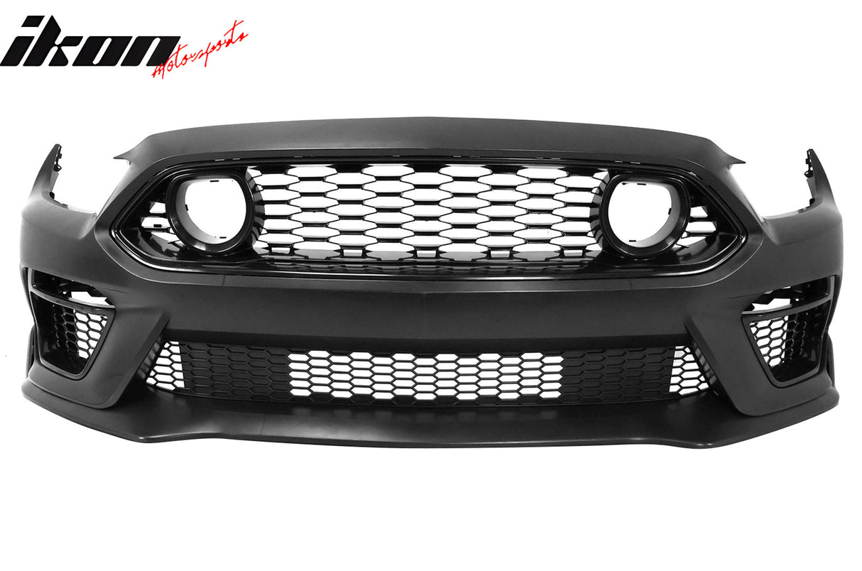 2015-2017 Ford Mustang EcoBoost Front Bumper Cover Lower Upper Grill