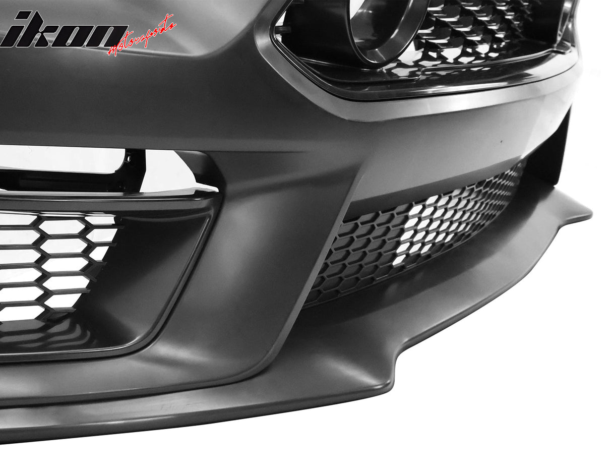 2015-2017 Ford Mustang EcoBoost Front Bumper Cover Lower Upper Grill