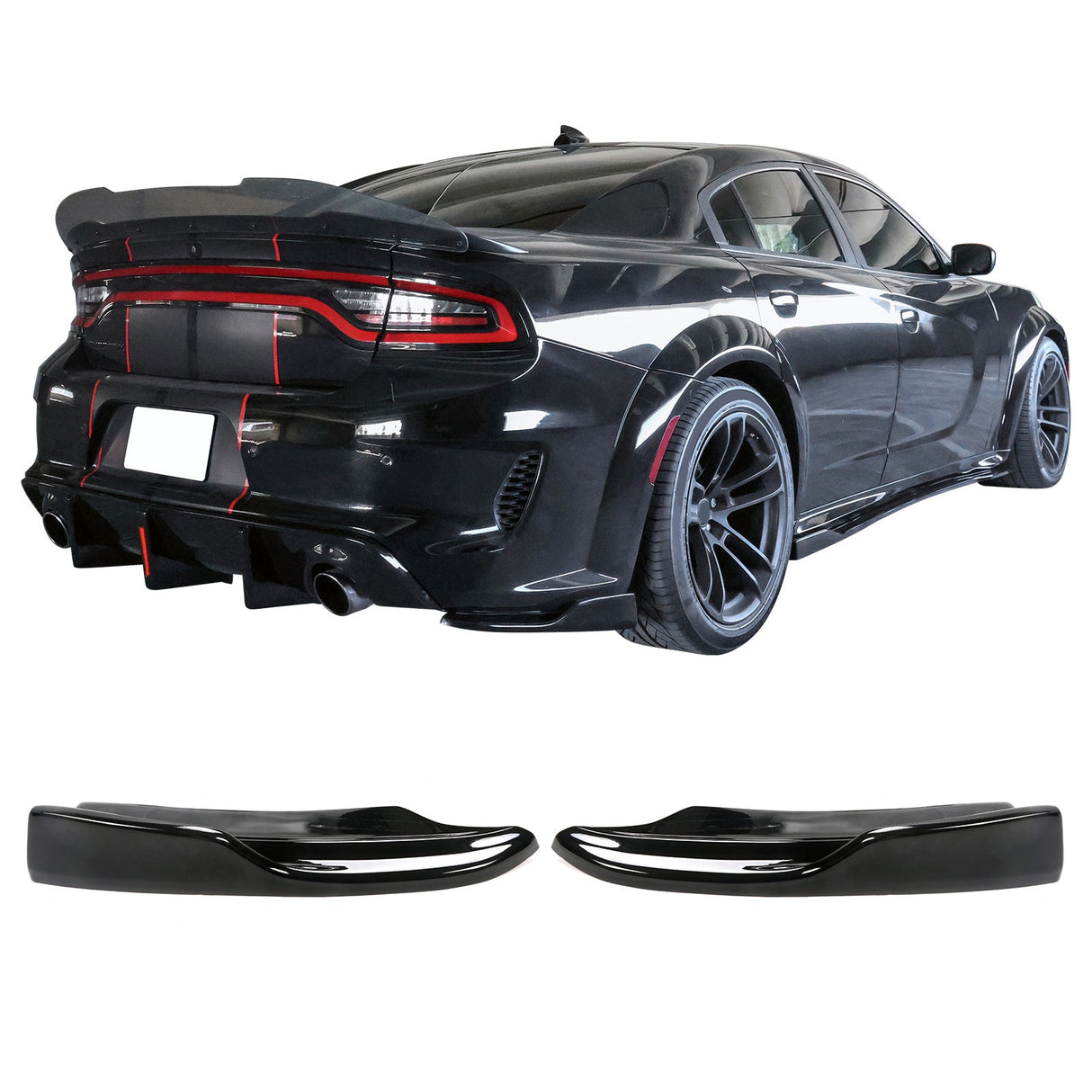 2020-2023 Dodge Charger IKON Rear Diffuser Apron Spat PP