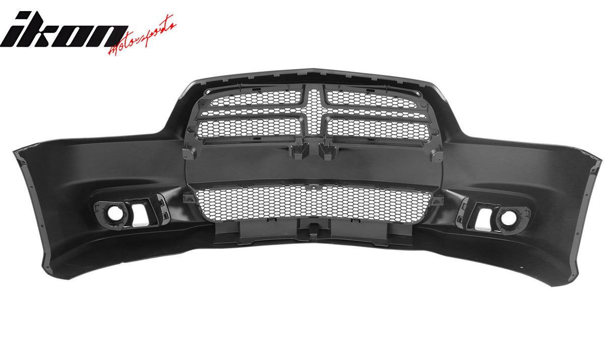 2011-2014 Dodge Charger SRT8 Front Bumper Cover + Grilles Unpainted PP