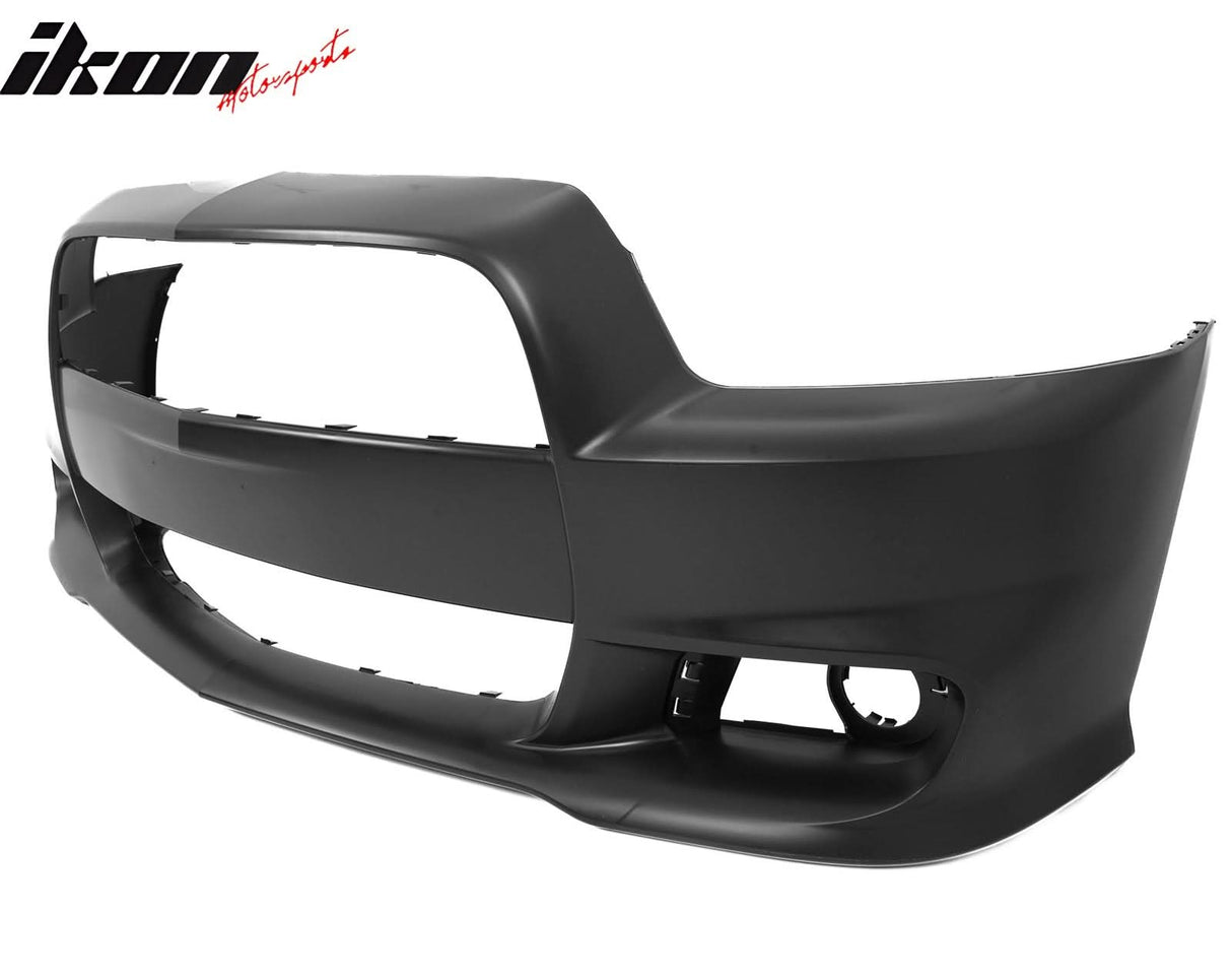 2011-2014 Dodge Charger SRT8 Front Bumper Cover + Grilles Unpainted PP