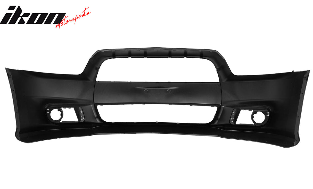 2011-2014 Dodge Charger SRT8 Front Bumper Cover + Grilles Unpainted PP