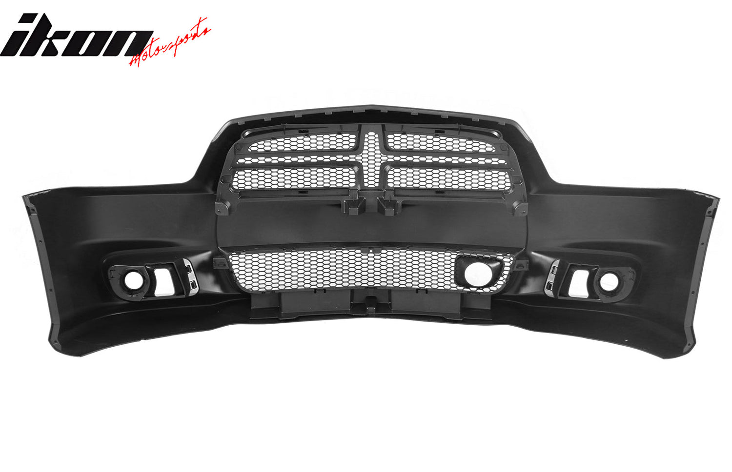 2011-2014 Dodge Charger Front Bumper Conversion Grilles SRT8 Style Bla
