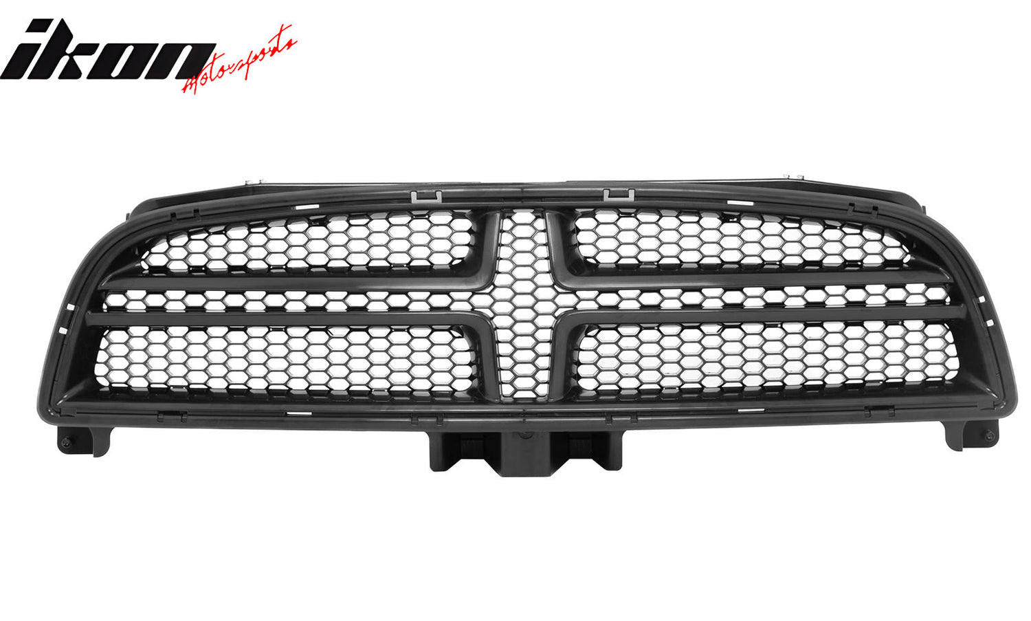 2011-2014 Dodge Charger Front Bumper Conversion Grilles SRT8 Style Bla