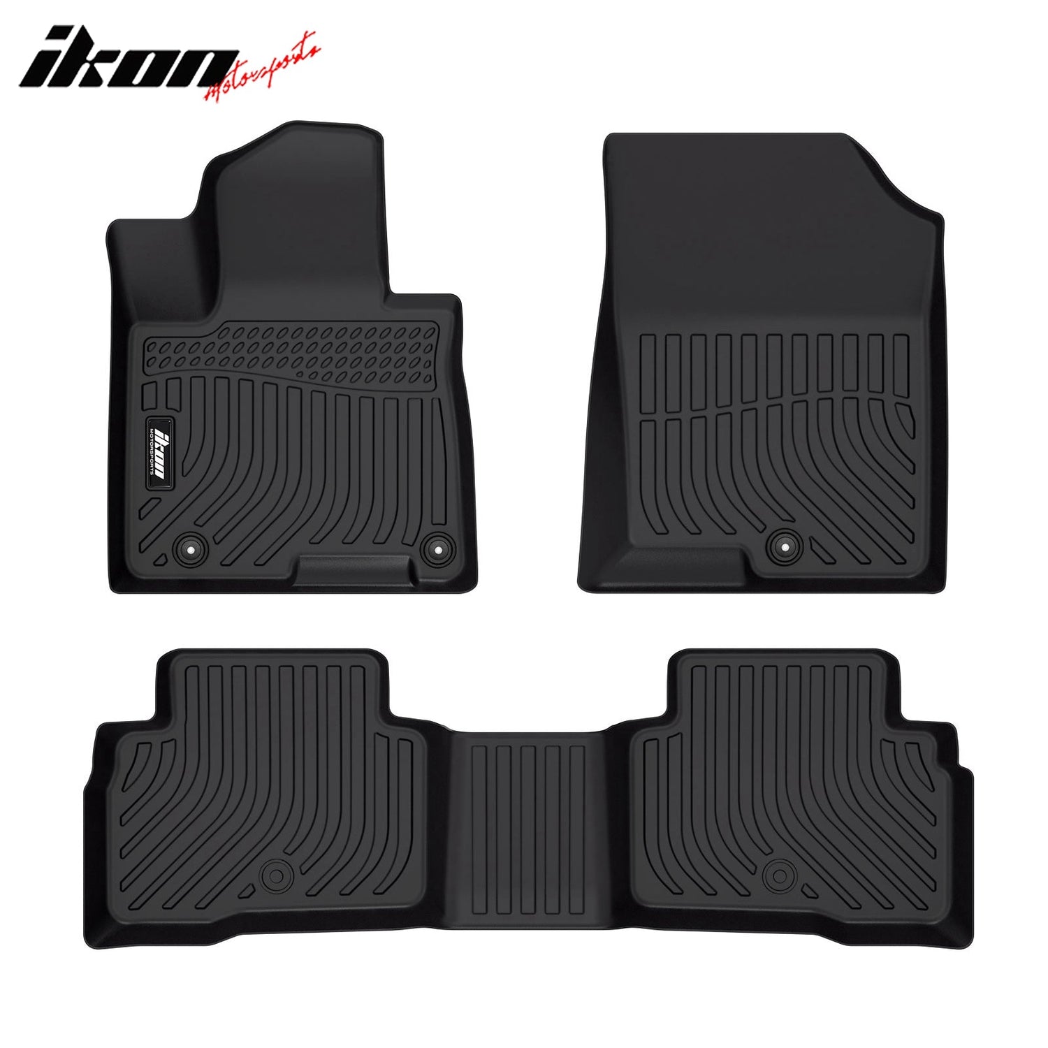 2022-2024 Hyundai Tucson Hybrid 3D Black Floor Mats + Trunk Mat TPE