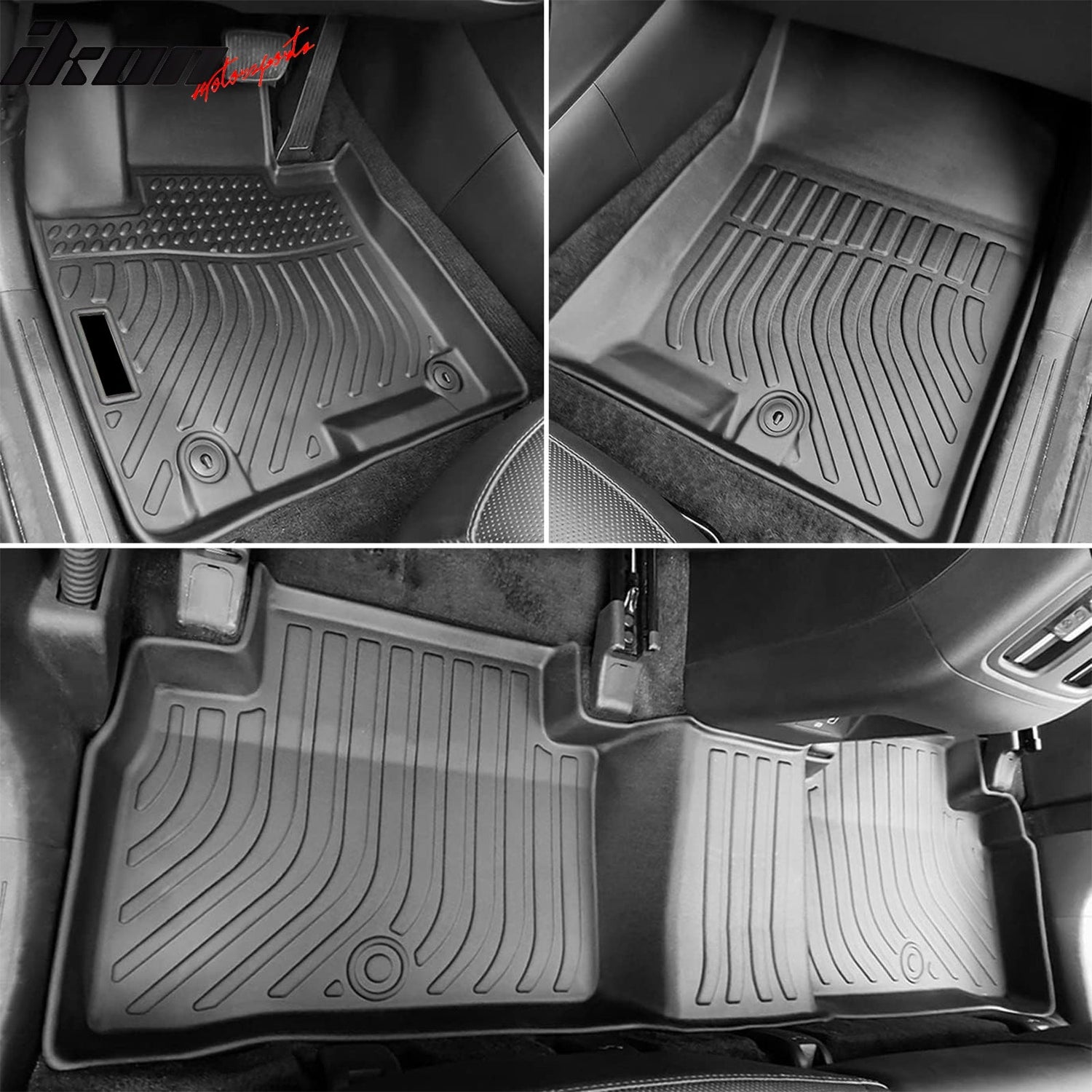 2022-2024 Hyundai Tucson Non-Hybrid 3D Floor Mats TPE + Trunk Mat