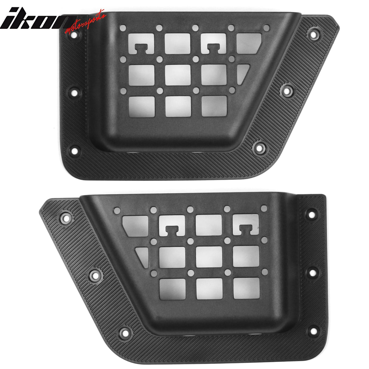 2021-2025 Ford Bronco 4-Door Black Door Storage Pocket Box ABS 4PCS