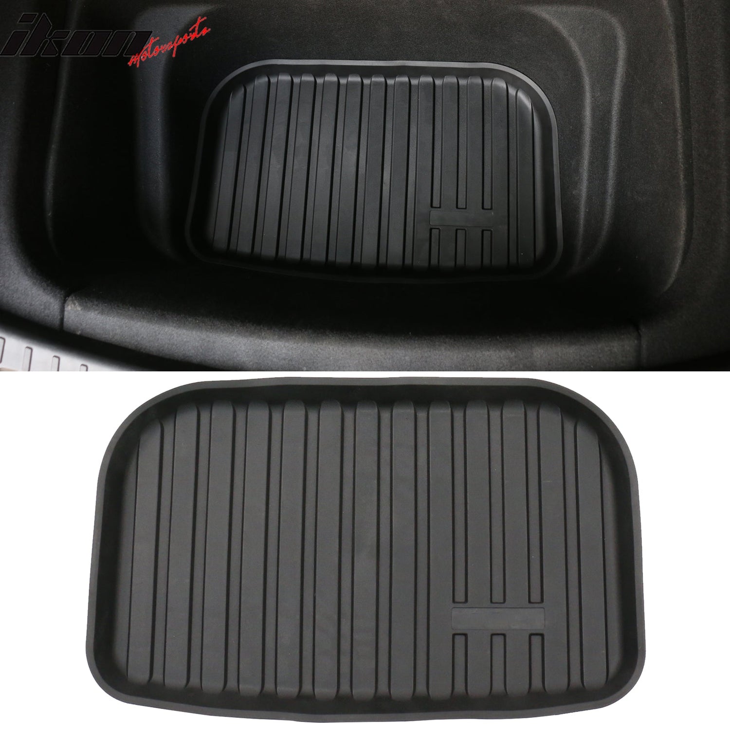 2020-2023 Tesla Model Y Black Trunk Mats Rear Seat Cover Injection TPE