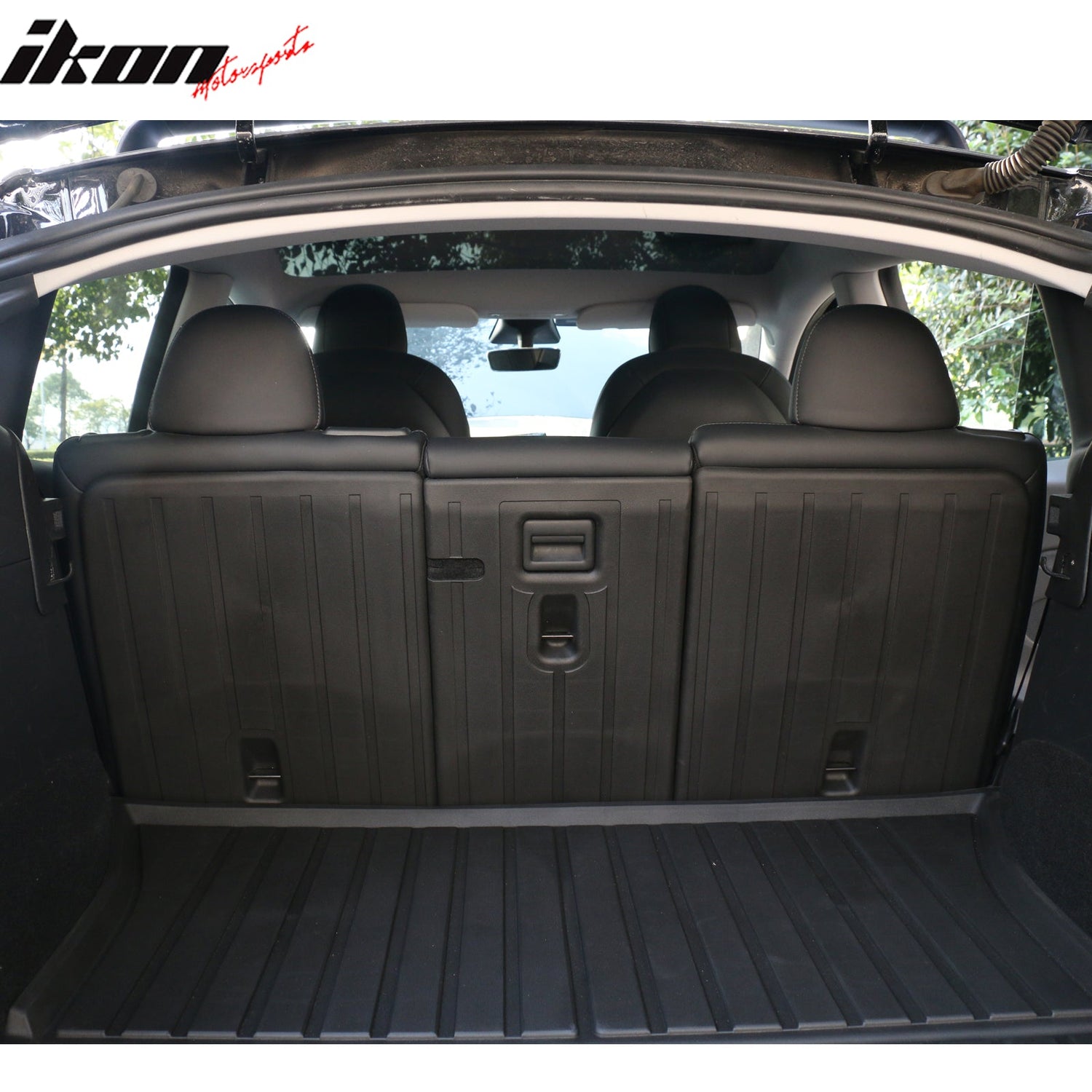 2020-2023 Tesla Model Y Black Trunk Mats Rear Seat Cover Injection TPE