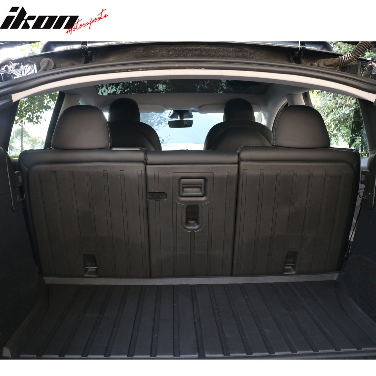 2020-2023 Tesla Model Y Black Trunk Mats Rear Seat Cover Injection TPE
