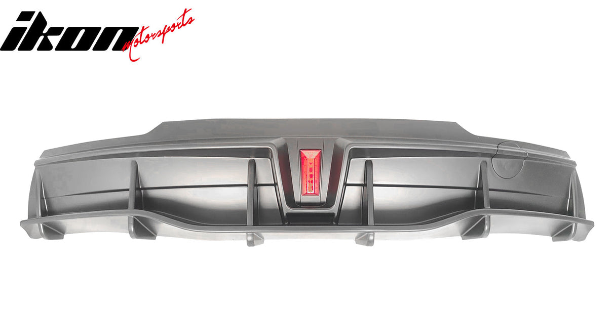 2020-2024 Tesla Y IKON Matte Black Rear Bumper Lip W/ Rear Aprons PP