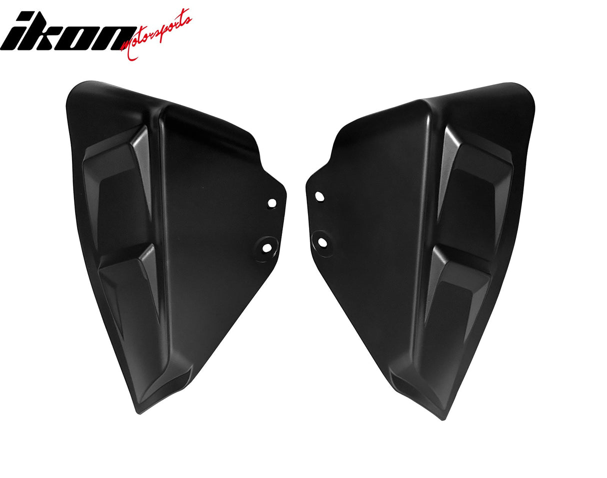 2020-2024 Tesla Y IKON Matte Black Rear Bumper Lip W/ Rear Aprons PP
