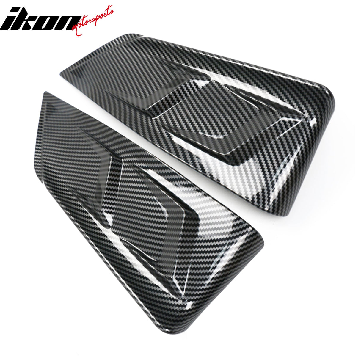 2020-2024 Tesla Y IKON Carbon Fiber Print Rear Lip W/ Rear Aprons PP