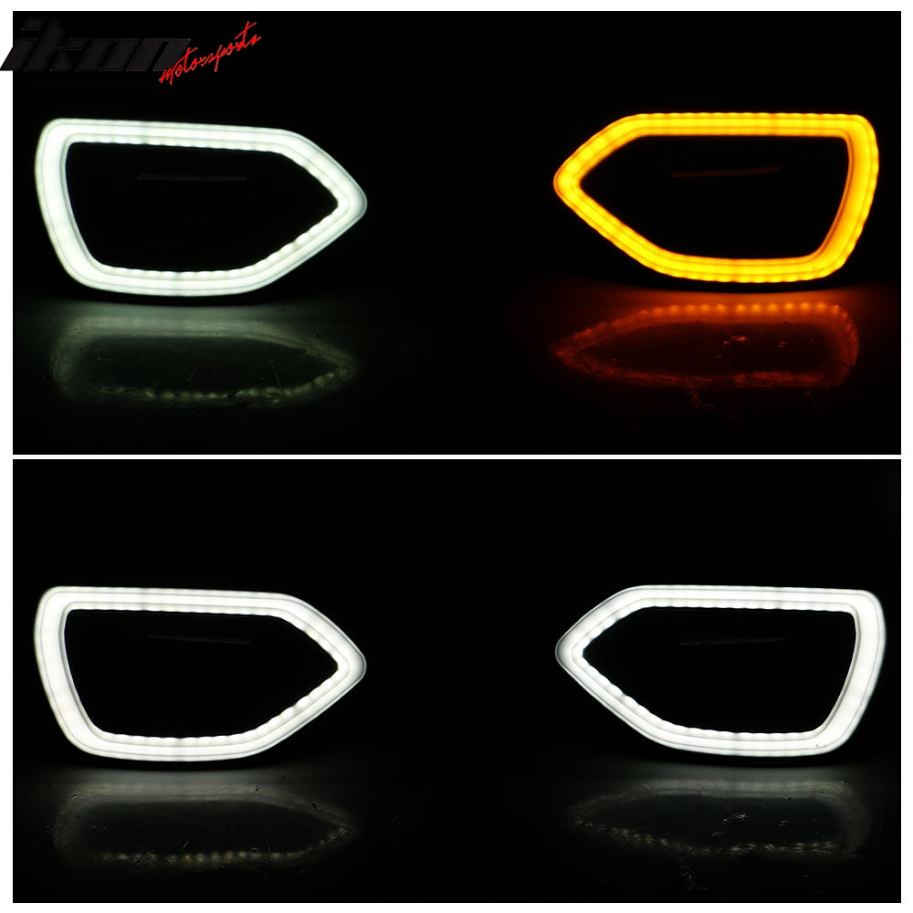 2020-2023 Dodge Charger SRT Widebody Style Smoke LED Mesh Grille ABS