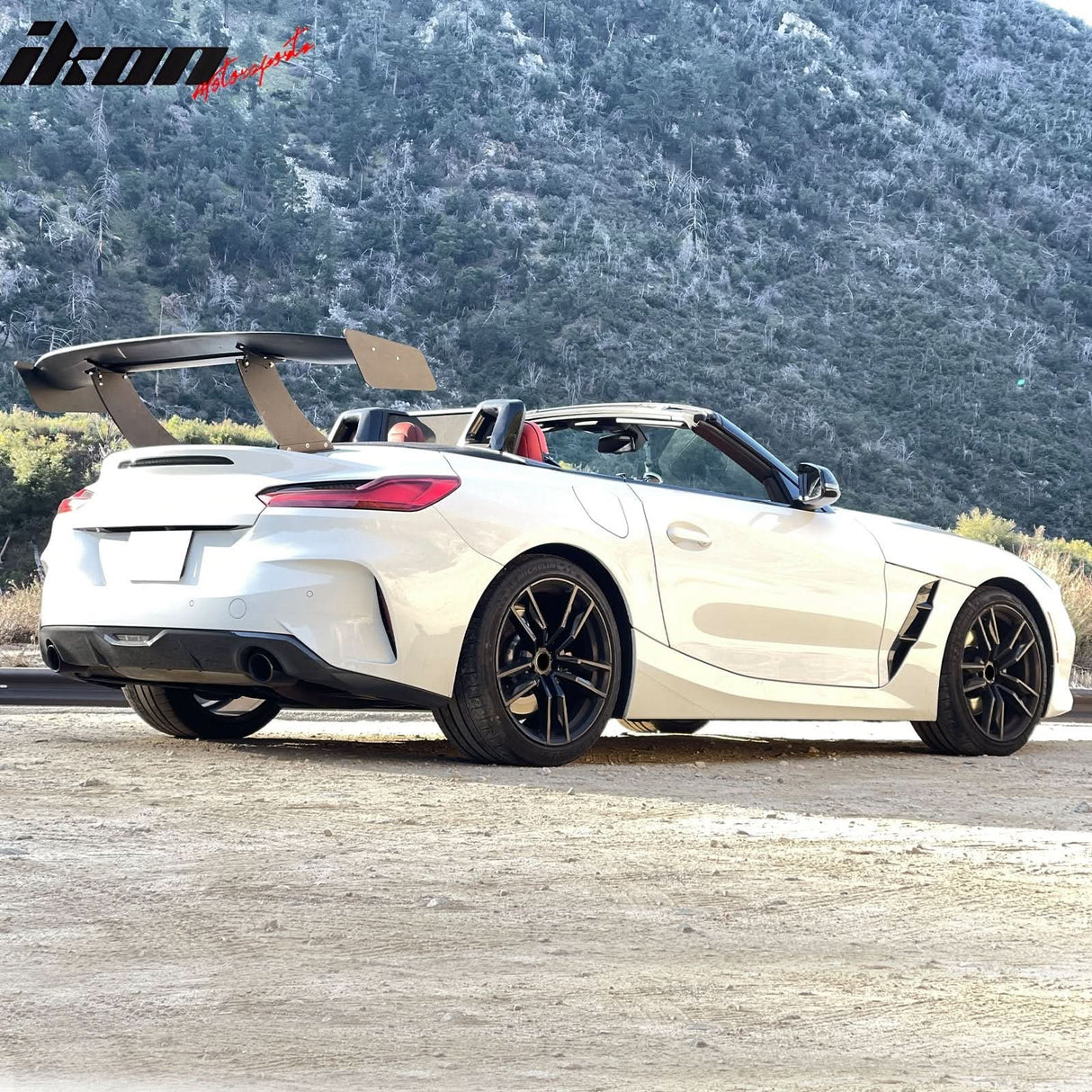 Universal 61'' GT Trunk Spoiler V1 Brackets V4A Legs + V4D Plates ABS