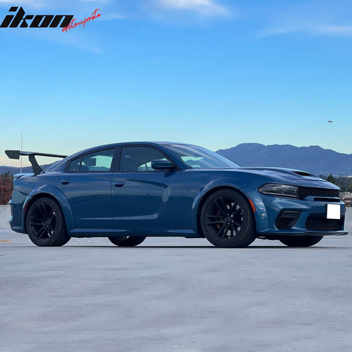 Universal 57'' GT Trunk Spoiler V1 Brackets V4B Legs + V4A Plates ABS