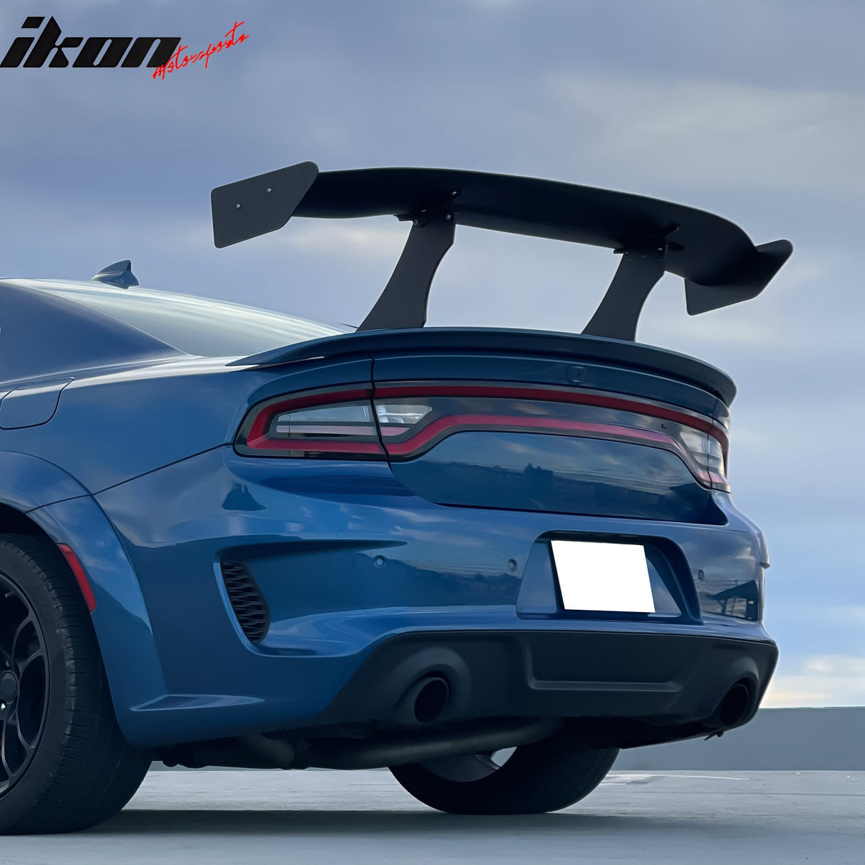 Universal 61'' GT Trunk Spoiler V1 Brackets V4B Legs + V4A Plates ABS