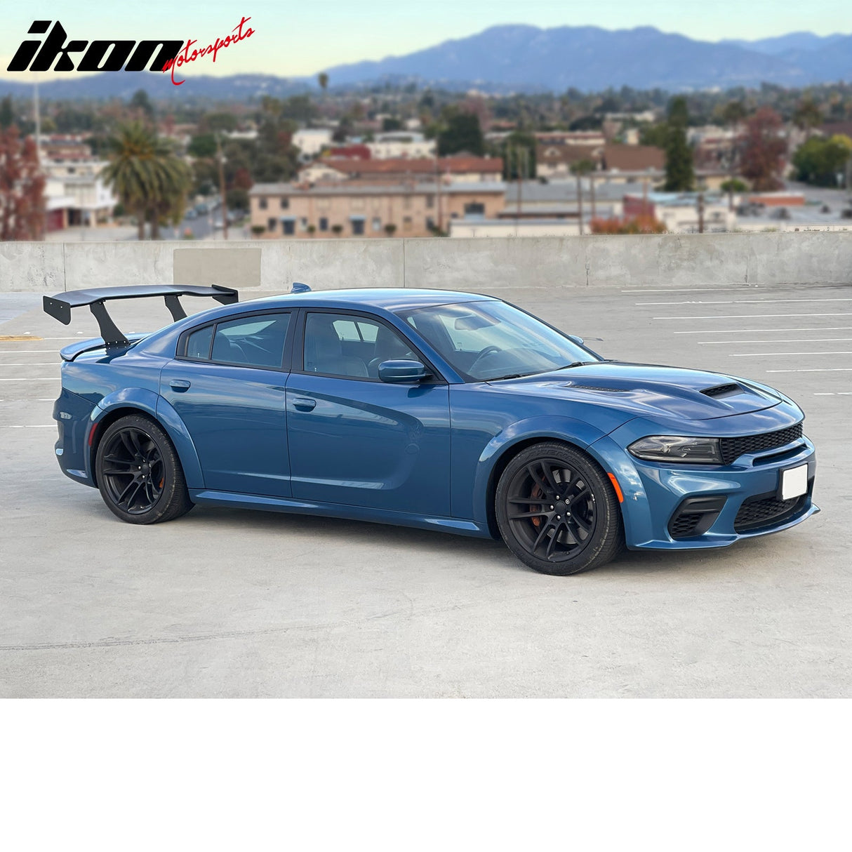 Universal 65'' GT Trunk Spoiler V1 Brackets V4B Legs + V4C Plates ABS