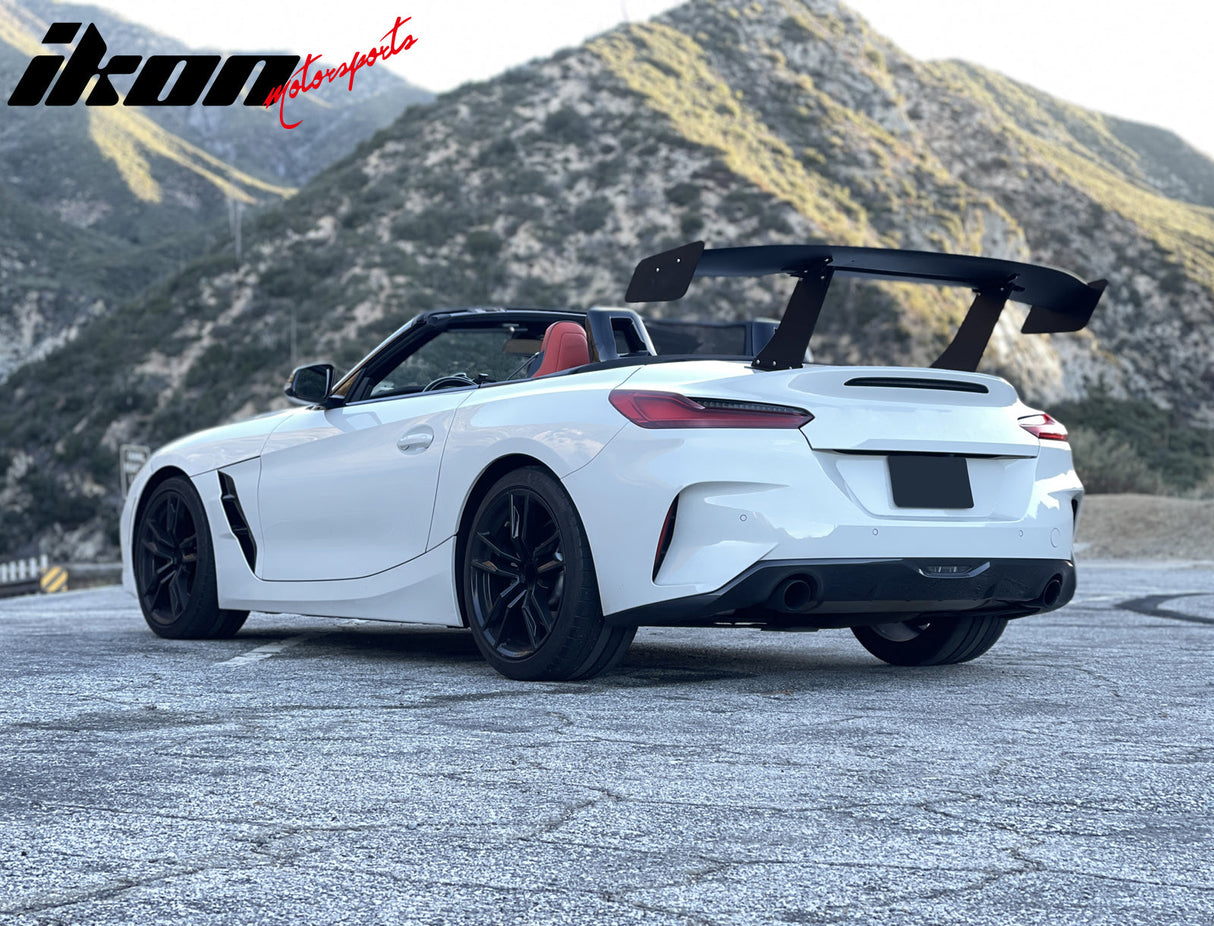 Universal 57'' GT Trunk Spoiler V1 Brackets V4C Legs + V4D Plates ABS