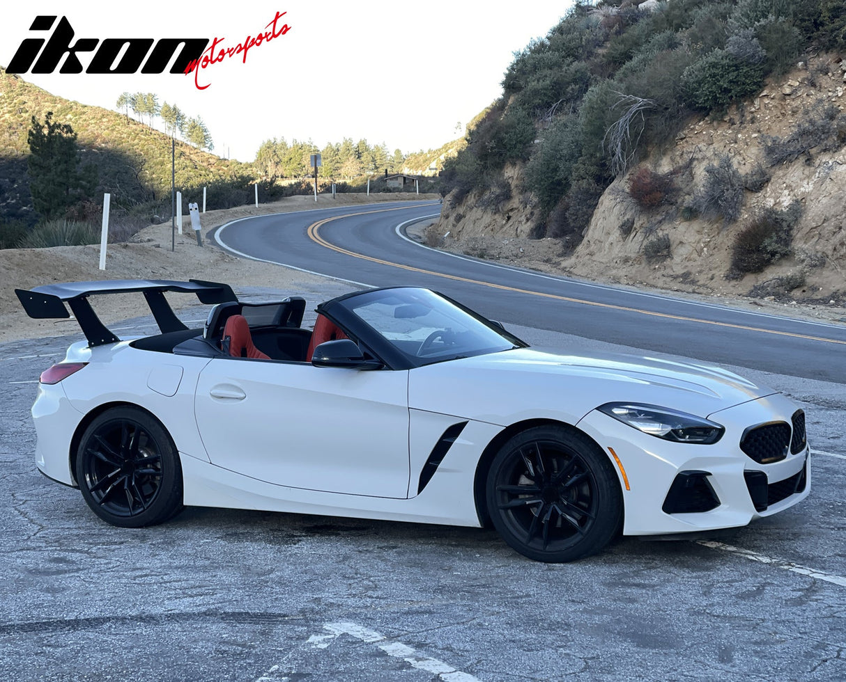 Universal 65'' GT Trunk Spoiler V1 Brackets V4C Legs + V4D Plates ABS