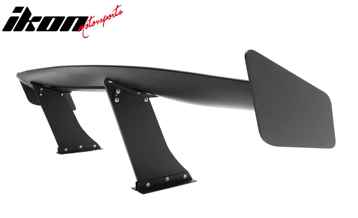 Universal 57'' GT Trunk Spoiler V1 Brackets V4C Legs + V4D Plates ABS